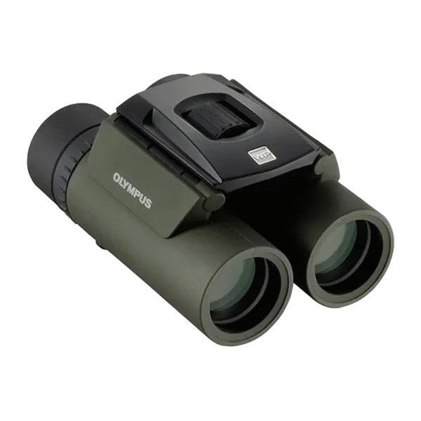 OM SYSTEM 8x25 Waterproof II Green Binocular - Image 3