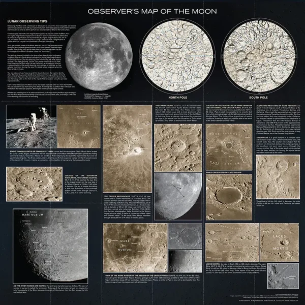 Celestron Observers Map of the Moon BONUS - Image 2