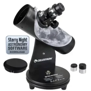 Celestron Firstscope Tabletop Telescope w/Bonus G2 8x21 Roof Prism Binocular