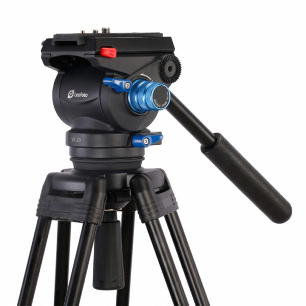 Leofoto Vt-20 Video Tripod + Lf-75 75mm Video Fluid Head - Image 2