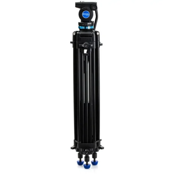 Benro KH25PC Aluminium, Dual-Tube, 3 Section, Video Tripod, Twist-Lever Lock, K5 - Image 3