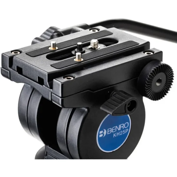 Benro KH25PC Aluminium, Dual-Tube, 3 Section, Video Tripod, Twist-Lever Lock, K5 - Image 5