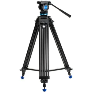 Benro KH25PC Aluminium, Dual-Tube, 3 Section, Video Tripod, Twist-Lever Lock, K5