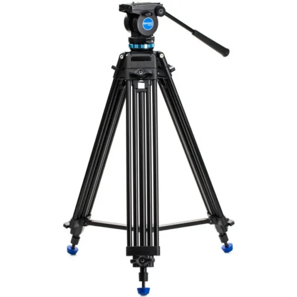 Benro KH25PC Aluminium, Dual-Tube, 3 Section, Video Tripod, Twist-Lever Lock, K5