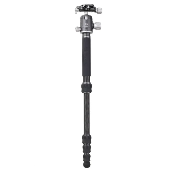 Benro Bat 05C with VX20 Ball Head Carbon Fibre 4 Section PU 50X Plate Photo Tripod Kit - Image 4