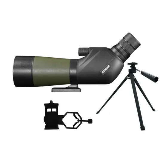GERBER Spotting Scope 20-60x60 BaK4 with Smart Phone Adaptor and Table - Image 2