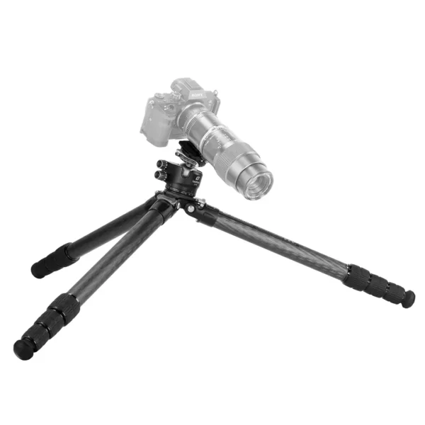 Leofoto LS-324C PRO Ranger Series 4 Section Carbon Fibre w/proof Tripod with LH-40PCL - Image 3