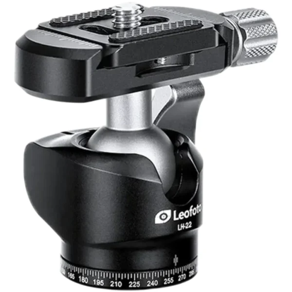 Leofoto MT-02C Mini Carbon Fibre Table Top Tripod with LH-22 Ball Head - Wood - Image 3