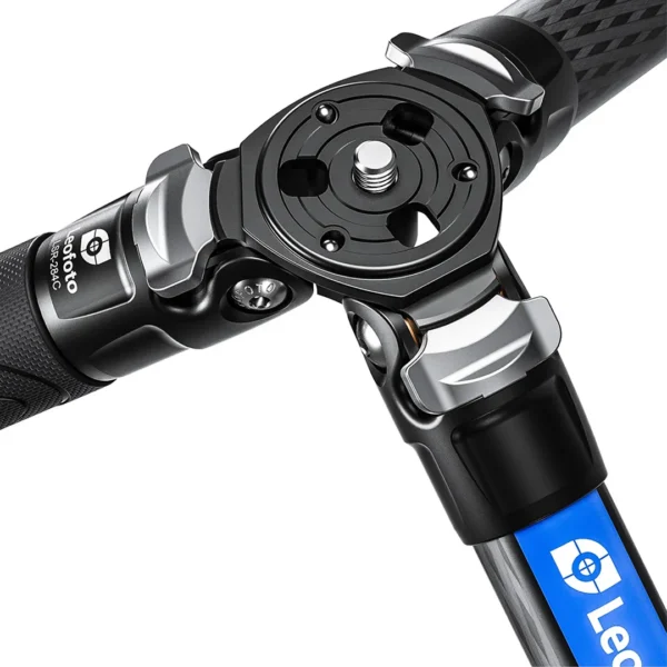 Leofoto LSR-284C Ranger Rapid Series Lever Release 4 Section Carbon Fibre Tripod LH-30 B/H - Image 2