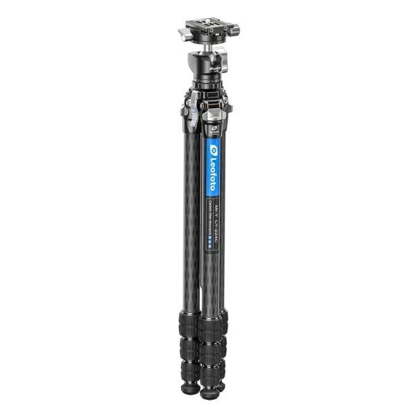 Leofoto LY-224C Mr.Y Series 4 Section Carbon Fibre Tripod with LH-25R Ball Head - Image 2