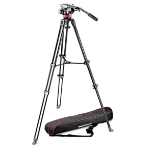Manfrotto MVT502AM-1 Tripod Kit w/ Fluid Video Head includes Carry Bag