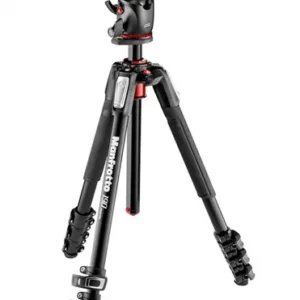 Manfrotto MK190XPRO4 Ball Head Tripod & MHXPRO-BHQ2 Plate 4 Section Tripod Kit